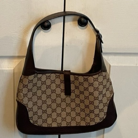 Gucci Vintage GG canvas Jackie shoulder bag - Picture 2 of 9